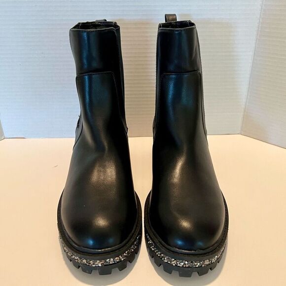 SHUSHOP Yazlin Women’s Black Lug Boot 11 *NEW* - Picture 6 of 14